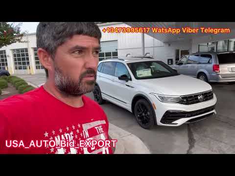 Видео: АВТО ИЗ США: покупаем новое авто 2022 VW TIGUAN SE-R BLACK у официального АВТО дилера в США