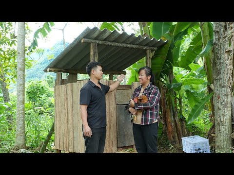 Видео: Генеральный директор Дэвид дарит бездомной девочке новый курятник / Ly Tieu Maya
