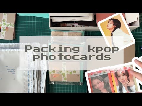 Видео: упаковка к-поп карт ✨ pack kpop photocards with me #pwm #twice