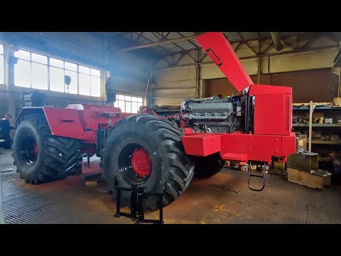 Видео: Капремонт трактора Кировец К-744 из Республики Башкортостан. Обзор сборочного цеха.
