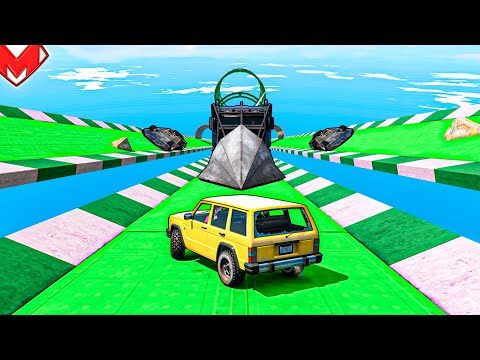 Видео: ВЫБЕРИ ПРАВИЛЬНУЮ ДОРОГУ! УГАРНАЯ СТЕНКА НА СТЕНКУ в GTA 5 ONLINE | ГОНКИ ГТА 5 ОНЛАЙН