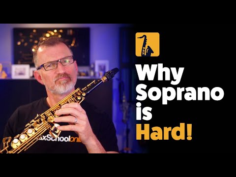 Видео: Почему так сложно научиться играть на сопрано-саксофоне Обзор JodyJazz Custom Dark