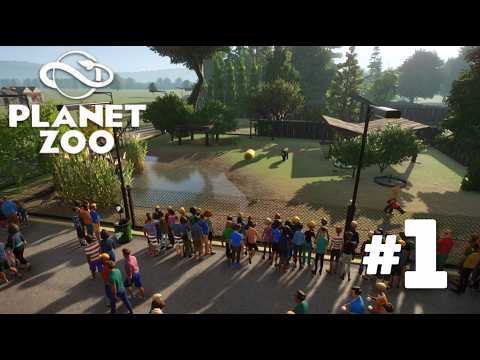 Видео: НАЧИНАЕМ СТРОИТЕЛЬСТВО СОБСТВЕННОГО ЗООПАРКА - Planet Zoo #1