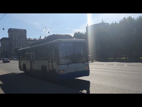 Видео: БТЗ-52768т 1868 на 20 маршруте