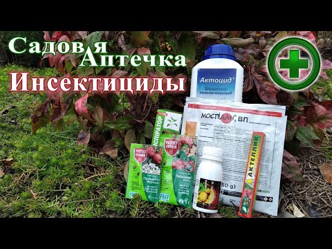 Видео: Садовая аптечка: инсектициды. Отечественные препараты. Малоопасные инсектициды для пчел.