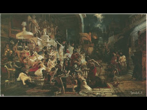 Видео: "Слово в образе"- художник Василий Суриков_"Пир Валтасара", рук. телепрограммы прот Александр Глебов