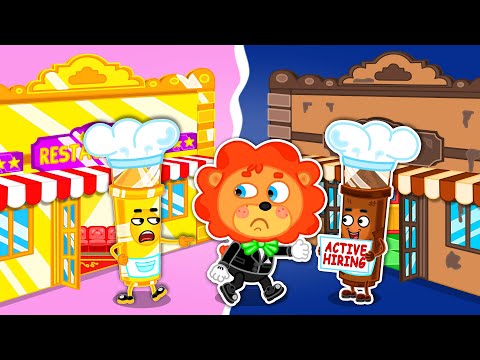 Видео: Левчик Валерчик | Змагання ресторанів | Мультик для дітей