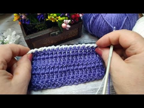 Видео: Рачий шаг. Обвязка крючком. Rachy step. Crochet