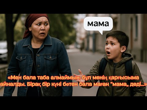 Видео: «Мен бала таба алмаймын, бұл менің қарғысыма айналды. Бірақ бір күні бөтен бала маған “ана” деді…»