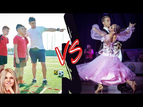 Видео: Футбол VS Бальные танцы / Смотреть всем родителям! Лучший Выбор для вашего сына / Bla Bla Dance