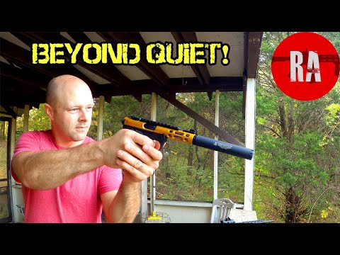 Видео: Полная демонстрация 22LR Silencer со сравнением дозвуковых и сверхзвуковых патронов! [S&W MP15-22...