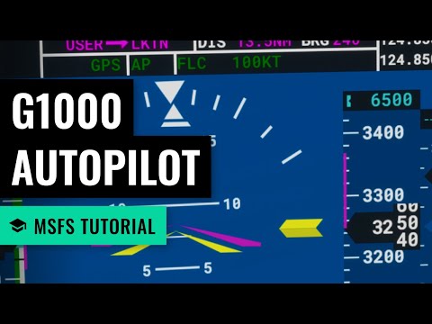 Видео: MSFS: Основы автопилота в Cessna 172 (G1000) — Microsoft Flight Simulator