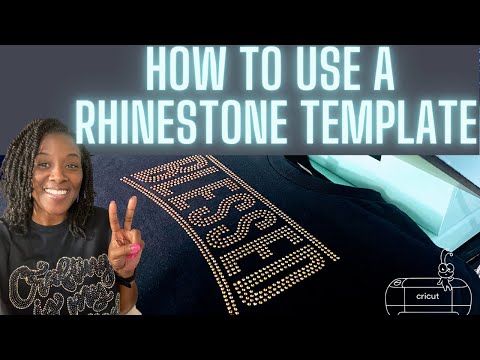 Видео: КАК ИСПОЛЬЗОВАТЬ ШАБЛОН ДЛЯ СТРАЗ С МАШИНКОЙ ДЛЯ РЕЗКИ CRICUT