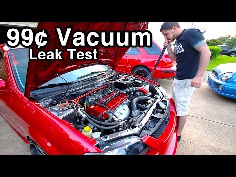 Видео: Самый дешевый тест на утечку вакуума [Диагностика за 99¢ // Проблемы с автомобильным турбонаддувом]