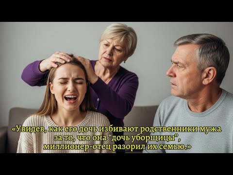Видео: Отец-Миллионер УВИДЕЛ, как дочь БЬЮТ: «Дочь уборщицы?  »миллионер-отец разорил их семью.