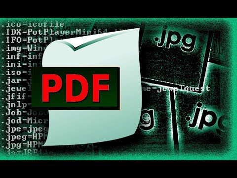 Видео: Как изменить формат JPG на PDF