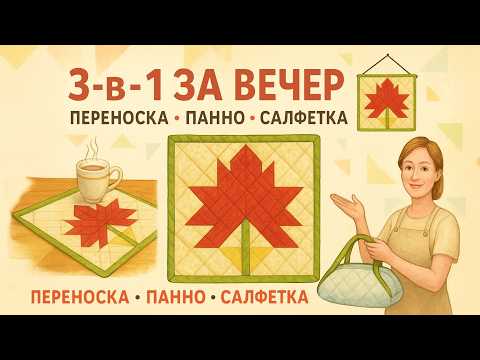 Видео: Сшейте 3 вещи за 1 вечер.