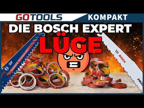 Видео: Полотна для сабельных пил Bosch EXPERT прошли долгосрочное испытание! Стандартный VS ЭКСПЕРТ