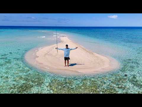 Видео: ВЫБРАННЫЙ НА МЕЛОЧЬ Рыбалка на крошечном песчаном острове