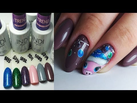 Видео: ❤ СИМВОЛ 2019 года ❤ НОВИНКИ RuNail professional INDI TREND ❤  СВИНКА на ногтях ❤