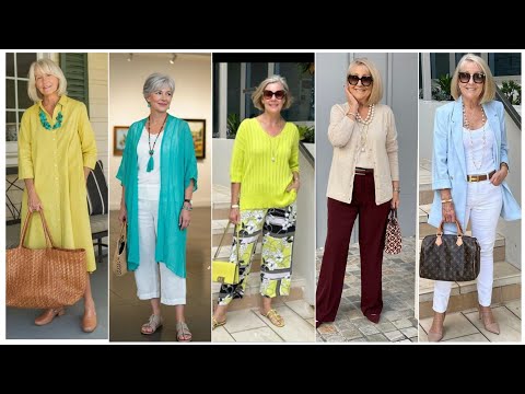 Видео: Натуральные образы для женщин старше 50, 60, 70 лет | Летняя мода 2025 для женщин #womenoutfitsideas