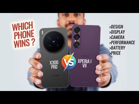 Видео: Vivo X300 Pro против Sony Xperia 1 VII — битва флагманских смартфонов (2025)