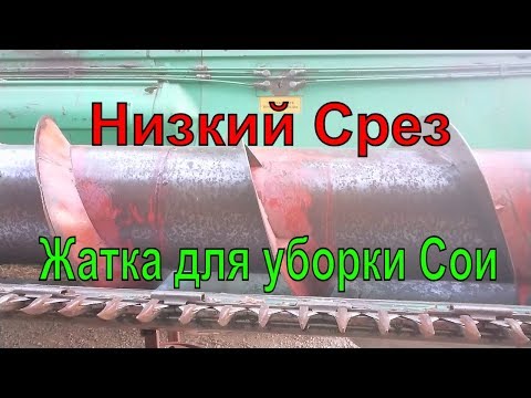 Видео: Дон 1500 - Низкий срез, Уборка Сои