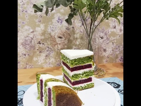 Видео: Торт ШПИНАТ МАЛИНА 🎂Подробный и простой рецепт