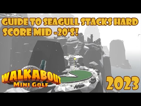 Видео: Руководство и пошаговое руководство по ударам на поле Seagull Stacks Hard Course | Обзор мини-гол...