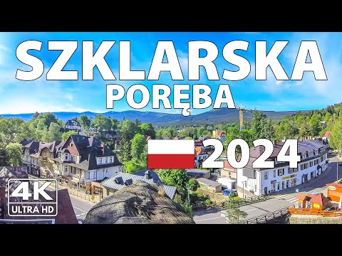 Видео: Шклярска Поремба Польша Прогулка Walking Tour ☀️ 4K с Субтитрами