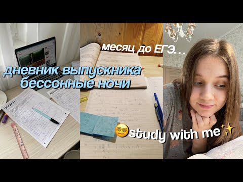 Видео: Готовлюсь К ЕГЭ за Месяц ✨ | Study With me | Дневник Выпускника