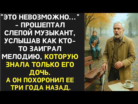 Видео: Слепой музыкант замер услышав как как-то заиграл мелодию которая знала только его погибшая дочь.