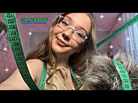 Видео: асмр🎗️возьму МЕРКИ для ВЫПУСКНОГО ПЛАТЬЯ 👗 asmr I'll take measurements for the prom dress