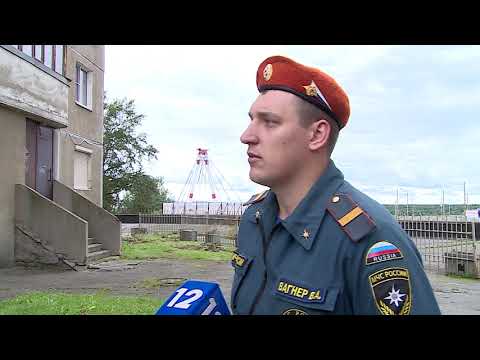 Видео: Пожар произошел в 16-этажке у Октябрьского моста в Череповце