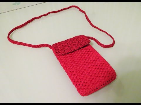 Видео: Чехол крючком для телефона.\ How to crochet phone case  (English subtitles)