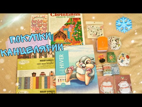 Видео: НОВОГОДНИЕ ПОКУПКИ КАНЦЕЛЯРИИ 🎄
