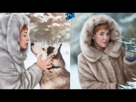 Видео: ОБРАБОТКА ЗИМНИХ ФОТОГРАФИЙ в Photoshop #photoshop #фотошоп