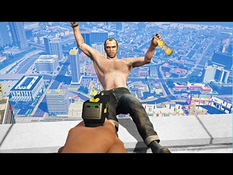 Видео: Приколы в GTA 5 | WDF 54 | Тревор упал