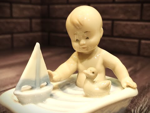 Видео: Фарфоровая статуэтка Малыш с корабликом (Pavone) / Стас Пьеха - Город детства