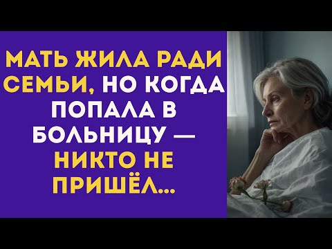 Видео: Мать ЖИЛА ради семьи, НО КОГДА попала в больницу — никто не пришёл…