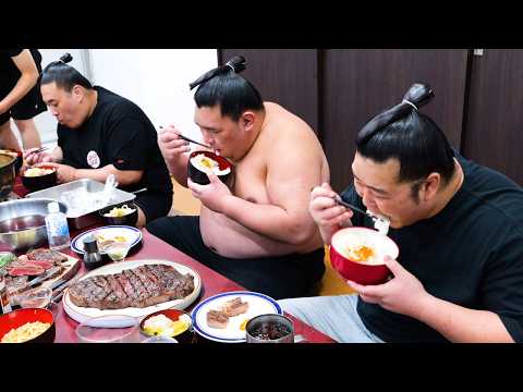 Видео: Один Большой Глоток! Холодный Удон и Сила Стейка🍜🥩| Церемония Кэсё-Маваси Хосорю