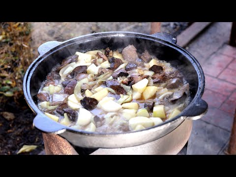 Видео: Это БЛЮДО вы съедите вместе с КАЗАНОМ! Казахский КУЫРДАК.