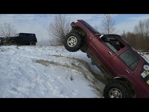 Видео: Great Wall Safe vs двух JEEP Wrangler Rubicon на мерзлом крутом песке