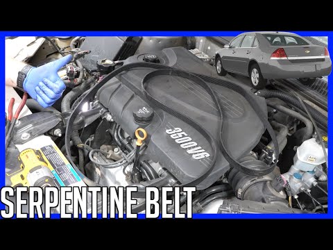 Видео: Замена поликлинового ремня Chevrolet Impala 3.5L V6 2006-2016 | Шаг за шагом!