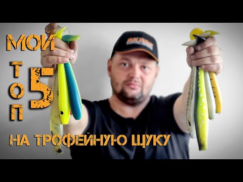 Видео: Топ 5 приманок на трофейную щуку | Big Baits Top 5| Крупная резина на щуку| Обзор приманок.