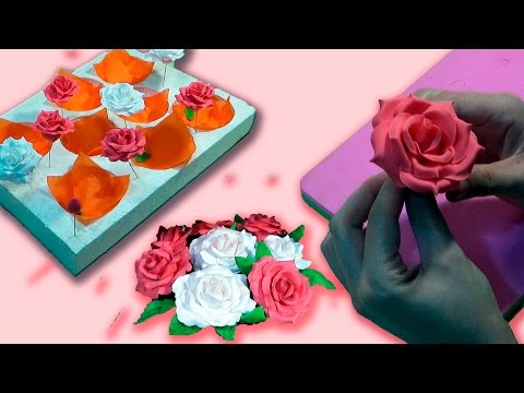 Видео: Роза из мастики. Сушилка для цветов / Rose of mastic. Dryer for flower - Я - ТОРТодел!
