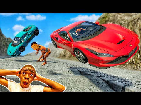 Видео: Ferrari против спуска 😱 - [BeamNG.Drive]