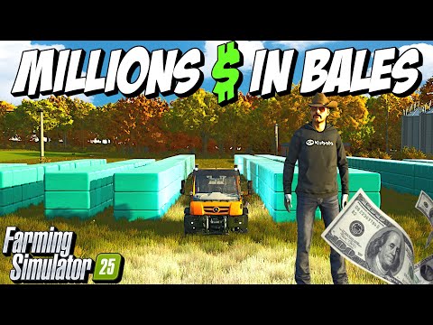 Видео: Можно зарабатывать миллионы на тюках, но сломает ли это Farming Simulator 25?