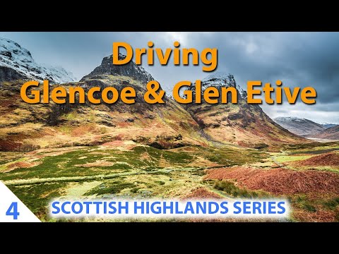 Видео: Вождение Glencoe Scotland A82 и потрясающий Glen Etive - тур по Шотландскому нагорью