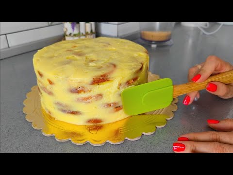 Видео: Огромный торт за 30 минут из ушек / Быстрый торт Наполеон